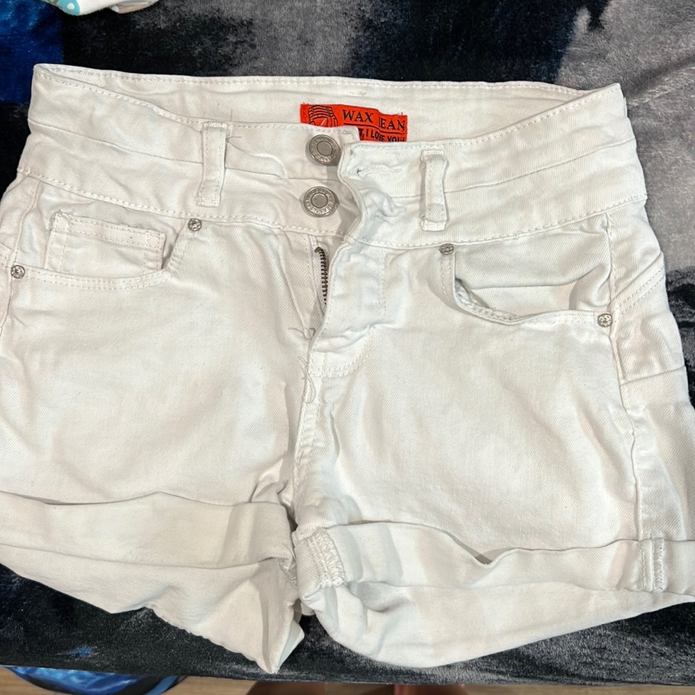 Small white shorts